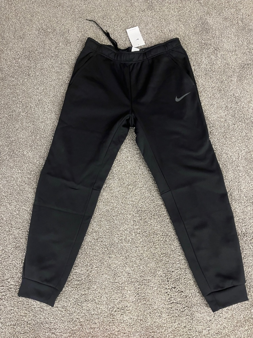 Nike Black Unisex Jogger Sweatpants with Swoosh